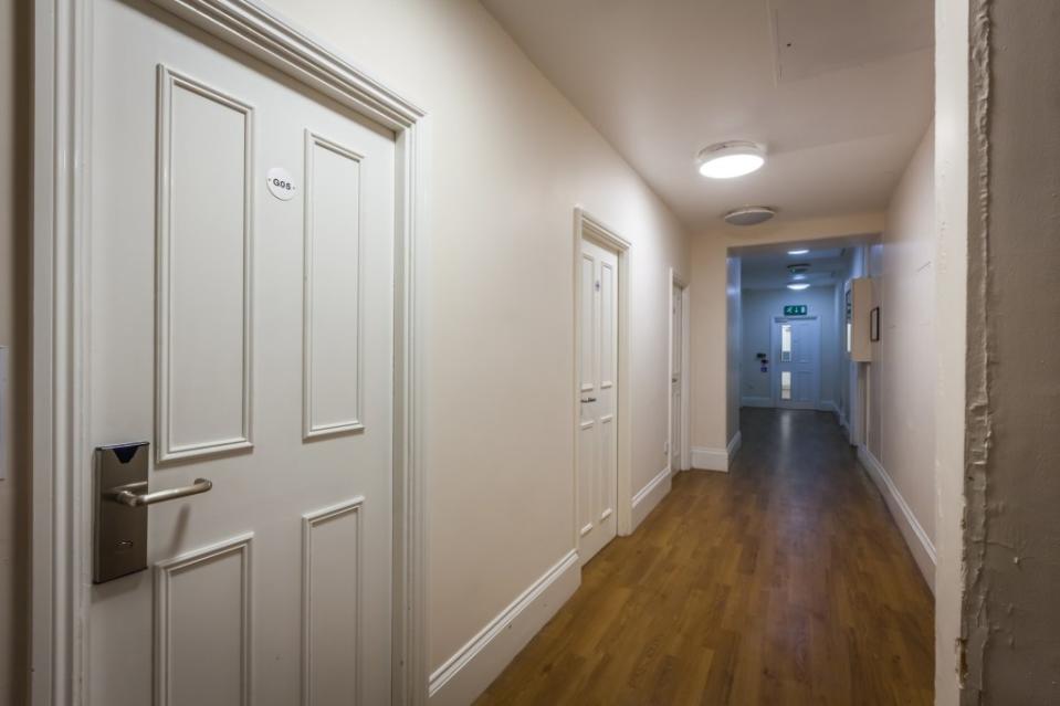 A hallway at Passfield Hall giving off far more charm in photos than it actually does in real life. London School of Economics