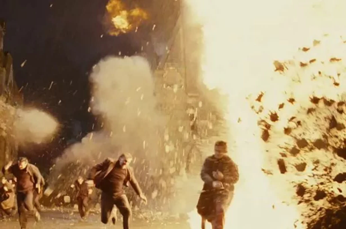 Harry Potter and the Deathly Hallows explosion scene<p>Warner Bros.</p>