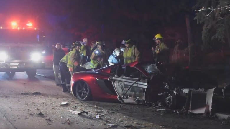 $300,000 McLaren sports car destroyed in crash, driver charged