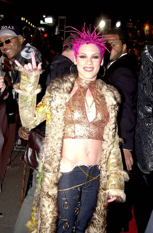 Pink at the MTV Video Music Awards in 2000