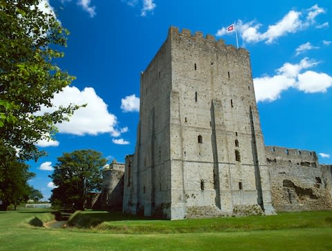 Portchester Castle, Hampshire - Credit: Getty