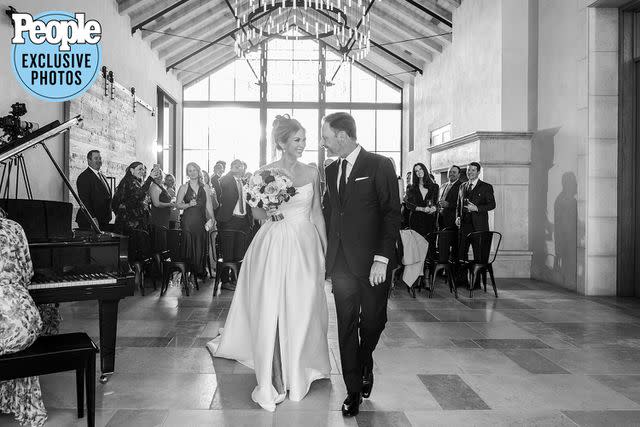 <p>Joey Carman Photography/@joeycarman</p> Chris Harrison and Lauren Zima at their Oct. 14 wedding in Napa Valley, California