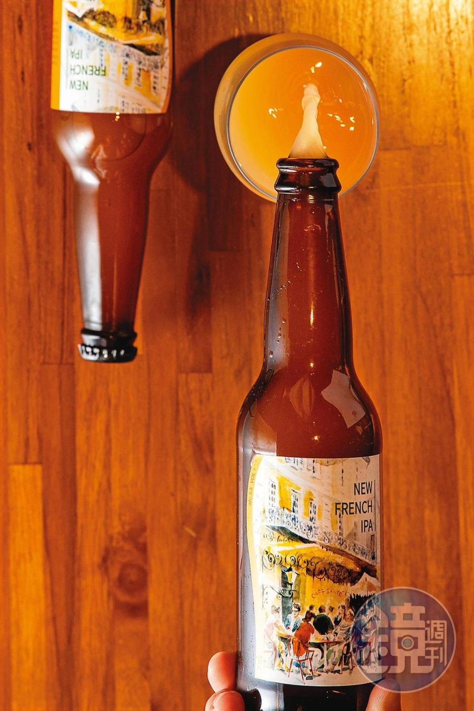 「七里香」是一支新英格蘭IPA類型的啤酒，但充滿豐富的熱帶水果香氣，又兼顧麥芽的鮮甜與淡淡苦韻。（230元／瓶）