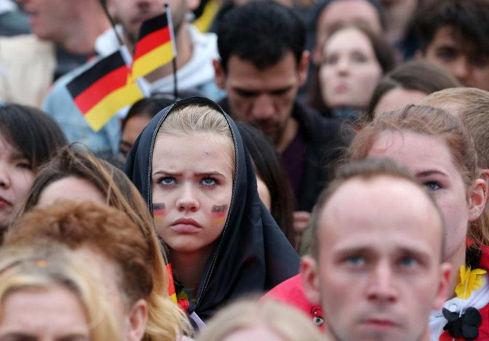 Die deutschen Fans sahen das frühe Aus ihres Teams – das passt zum Trend. (Bild: Getty Images)