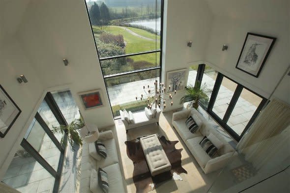 Reception room in the McIlvoy house