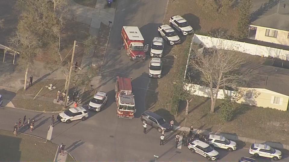 There is a large deputy presence in Orange County after a report of multiple people shot in Pine Hills.