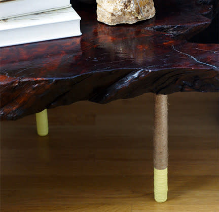 Dip-Dyed Rope Table Legs