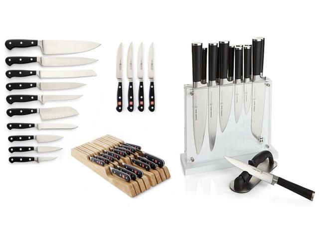 Schmidt Brothers Stainless Steel 10-Piece Knife Block Set + Reviews | Crate  & Barrel