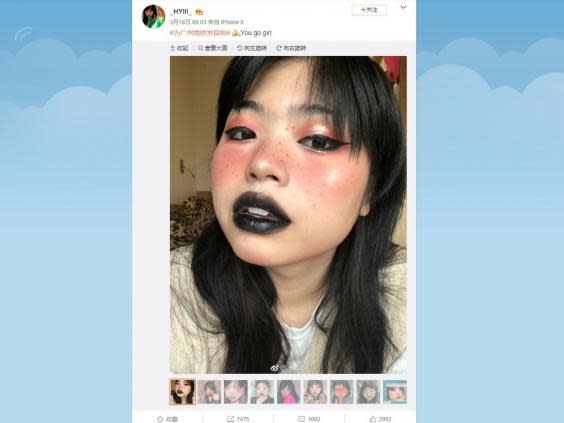 Goth told to remove ‘horrifying’ make-up on subway in China, prompting intensified misery