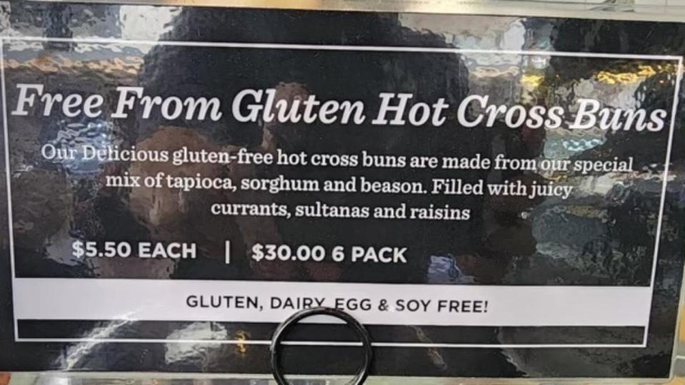 Bake Bar in Randwick, Sydney, is selling hot cross buns for $5.50 each, or six for $30. Picture: Supplied