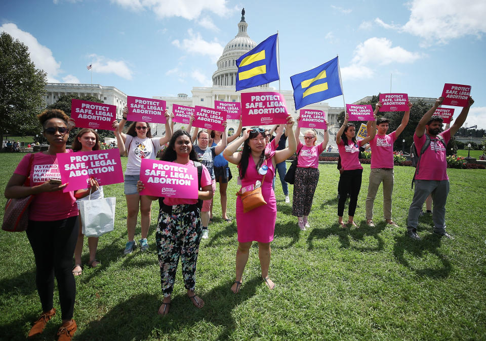 Supreme Court nominee Brett Kavanaugh's views on abortion are one source of intense opposition to his confirmation. (Photo: Mark Wilson via Getty Images)