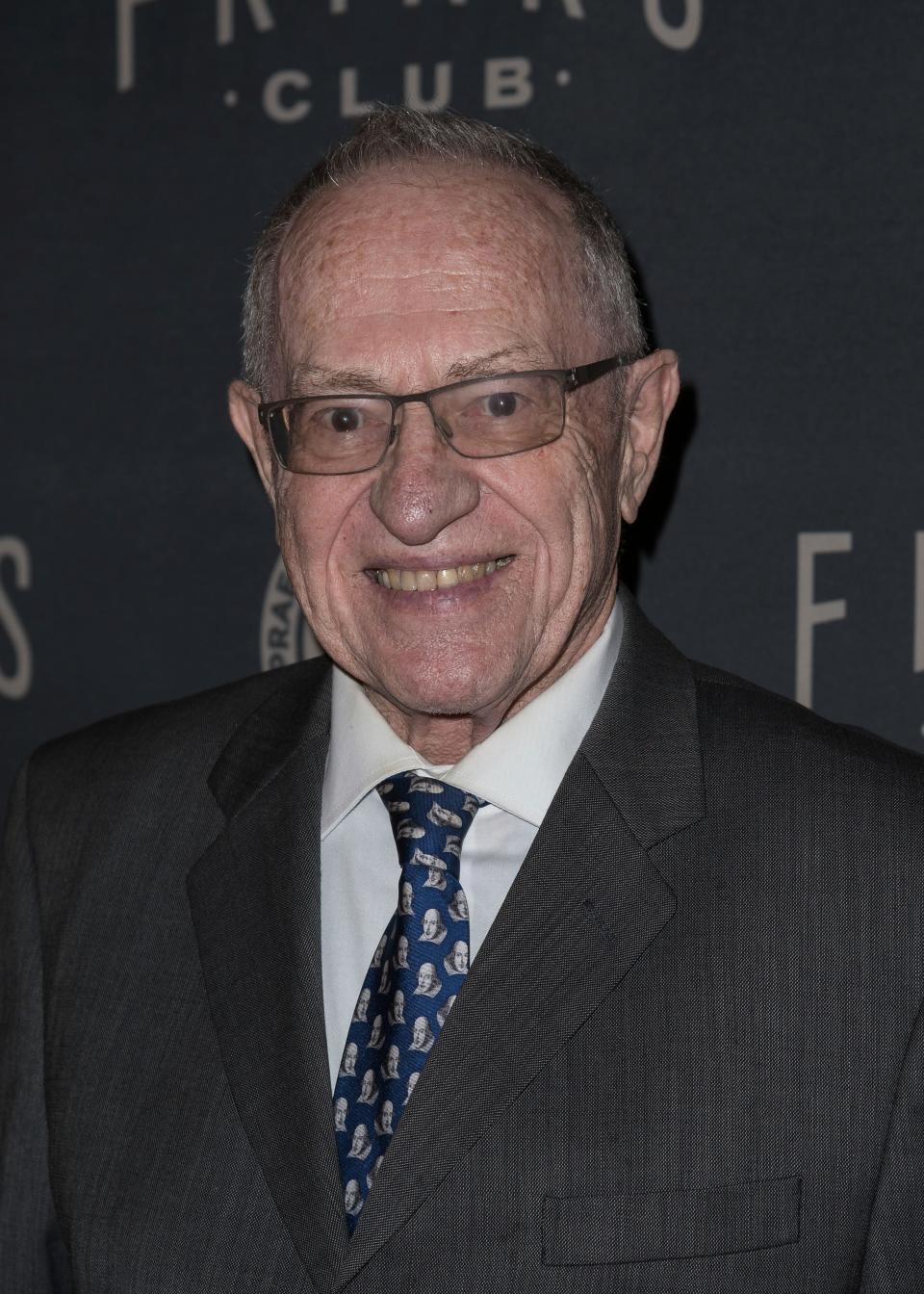 Alan Dershowitz attends the Friars Club Entertainment Icon Awards at Ziegfeld Ballroom on Thursday, May 26, 2022, in New York.