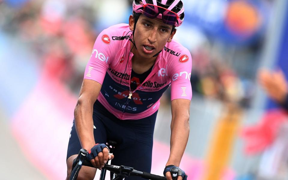 Egan Bernal – Giro d'Italia 2021: Egan Bernal on verge of sealing overall victory and taking home pink - GETTY IMAGES