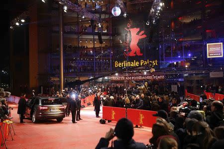 General view of the red carpet arrivals for the screening of the movie 'Django', during the opening gala of the 67th Berlinale International Film Festival in Berlin, Germany February 9, 2017. REUTERS/Fabrizio Bensch