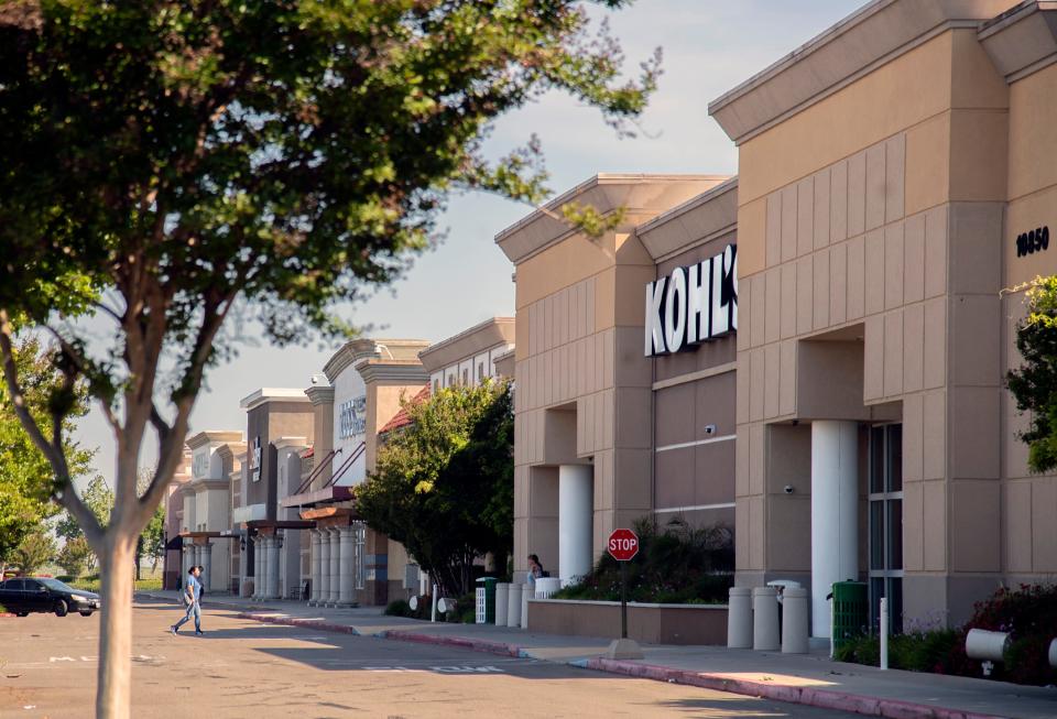 The Park West Place shopping center is on Trinity Parkway in north Stockton.