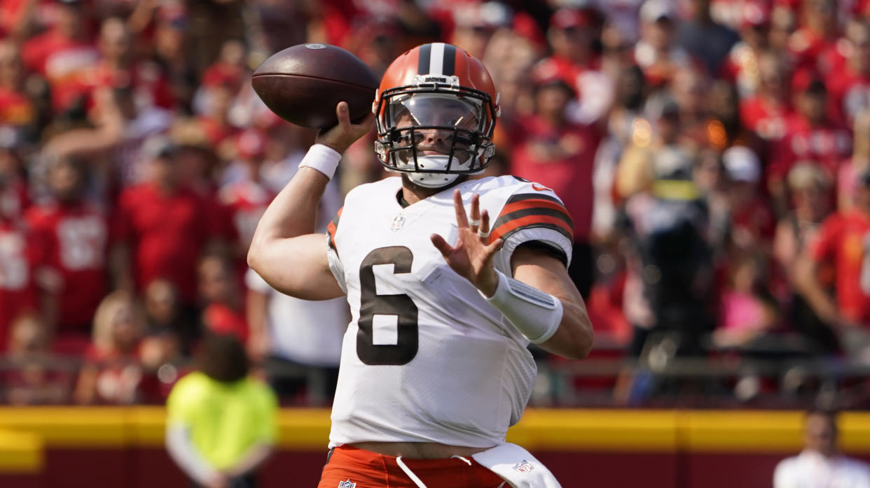 Cleveland Browns quarterback Baker Mayfield 