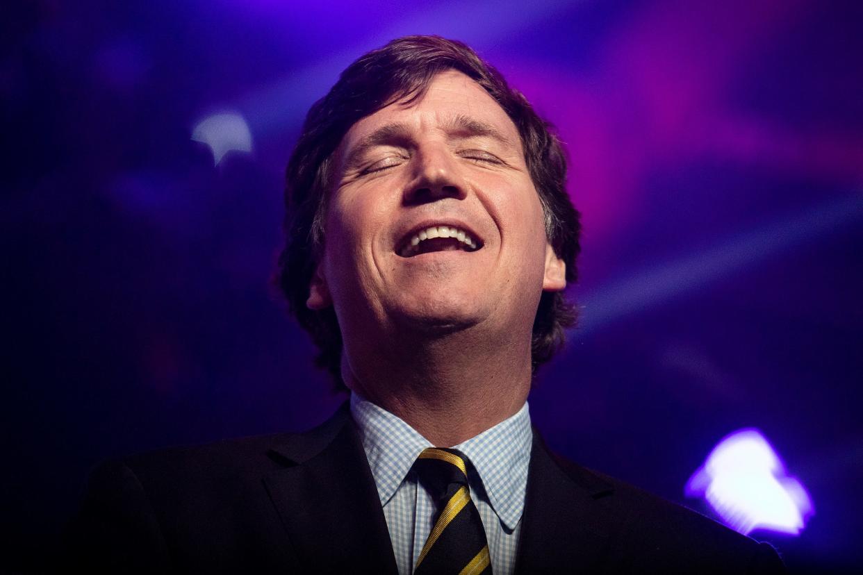 Fox News host Tucker Carlson has been far too friendly to Russia and Vladimir Putin.