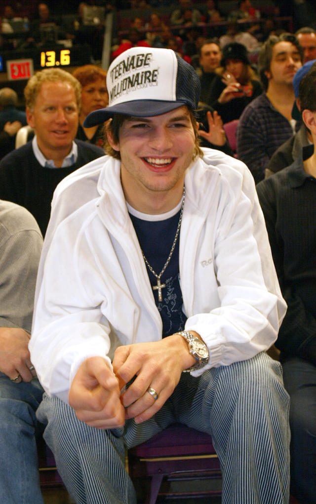 Ashton Kutcher was best known for his trucker hats