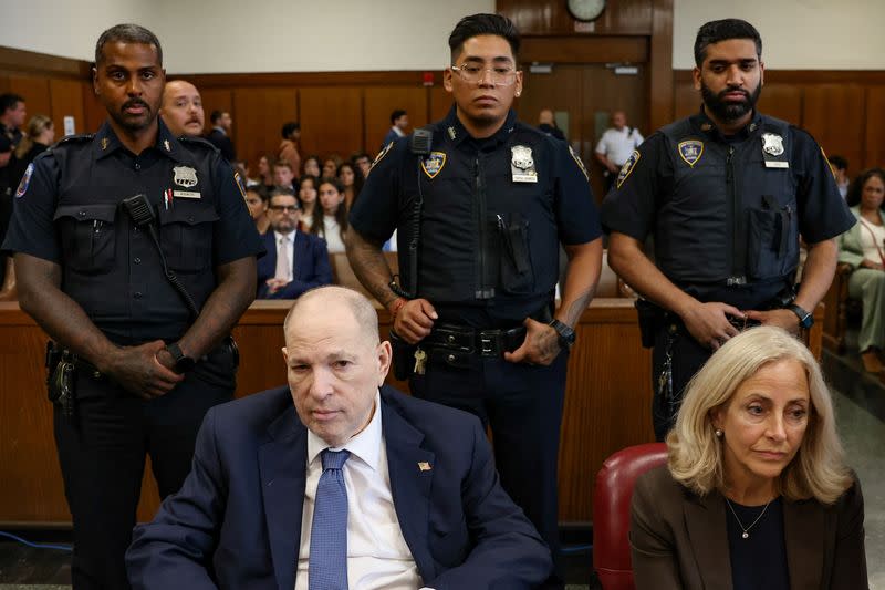 Harvey Weinstein appears in Manhattan Criminal Court, in New York