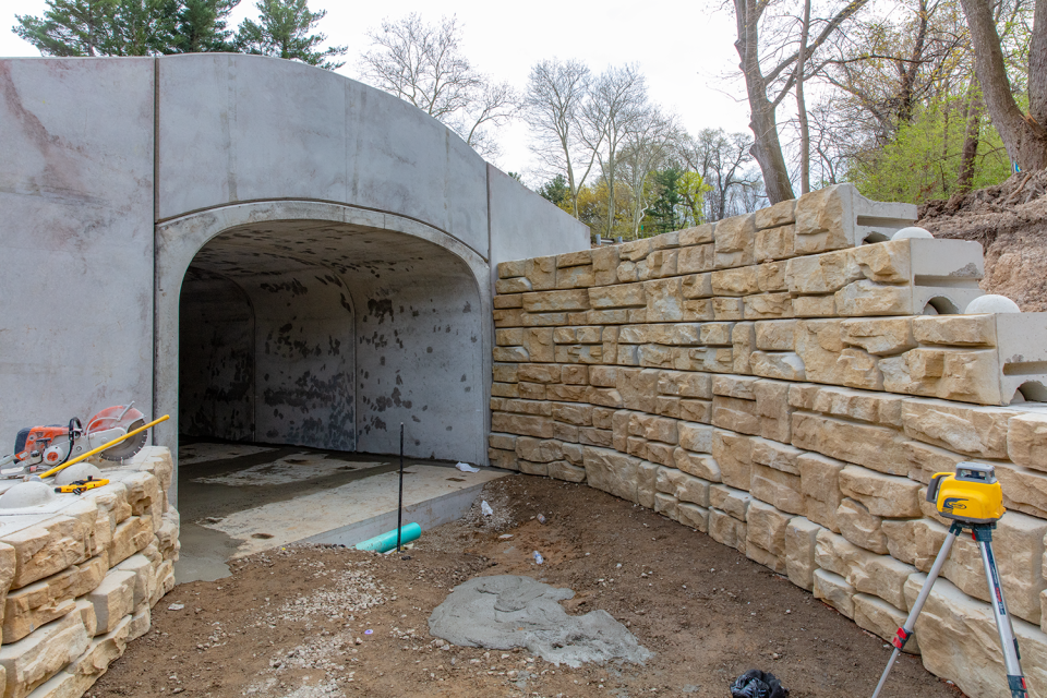 This tunnel in Benton Harbor, just completed on May 10, 2023, will allow those on the Lakeview mountain bike trail at Whirlpool Corp.'s headquarters to cross Michigan 63 safely to a two-mile trail extension.