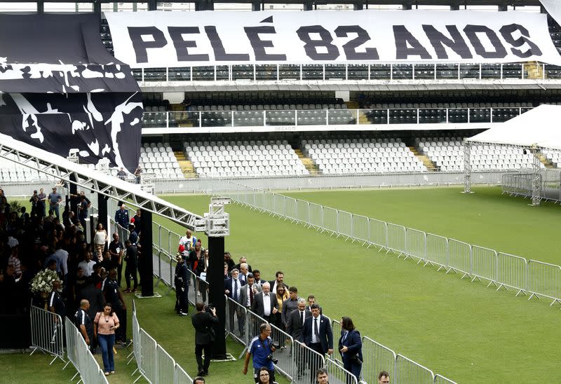 Death of Brazilian soccer legend Pele in Santos