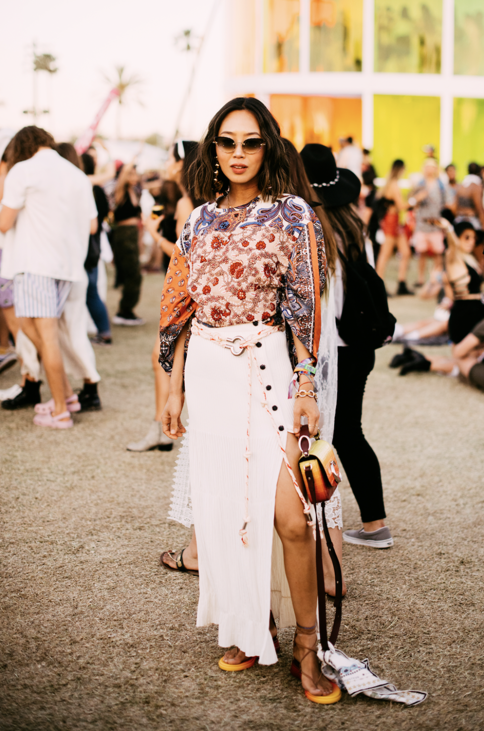 Best Coachella Fashion Moments  \ Aimee Song attends the 2019 Coachella Valley Music And Arts Festival - Weekend 1 on April 13, 2019 in Indio, California.