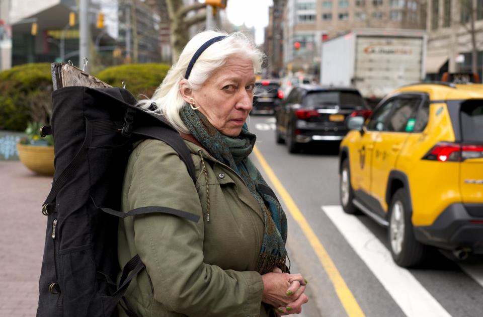 PHOTO: 'When I started in the business, someone said to me that we're like rats on a sinking ship. That was almost 50 years ago. As long as there is a need, I think I'll always be able to do this,' sketch artist Christine Cornell said.  (Peter Charalambous/ABC News)