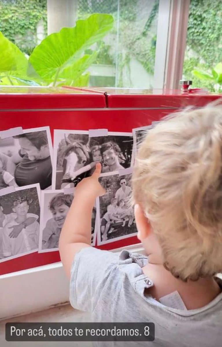 Benjamín compartió una tierna postal para homenajear a Blanca (Foto: Instagram @benjaminvicuna.ok)