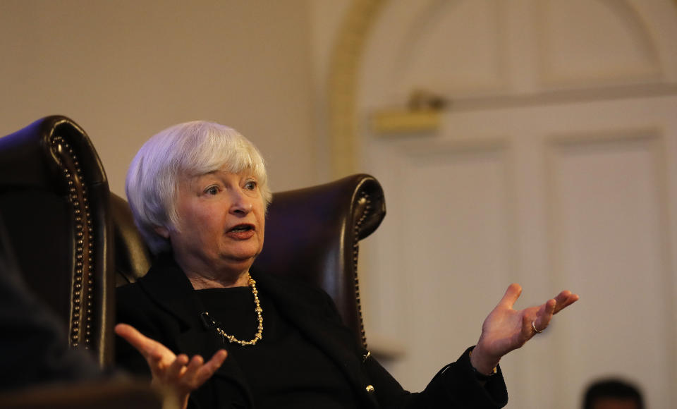 Fed chair Janet Yellen