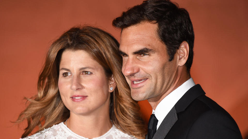 Seen here, Roger Federer and wife Mirka have donated one million Swiss Francs to help affected families.