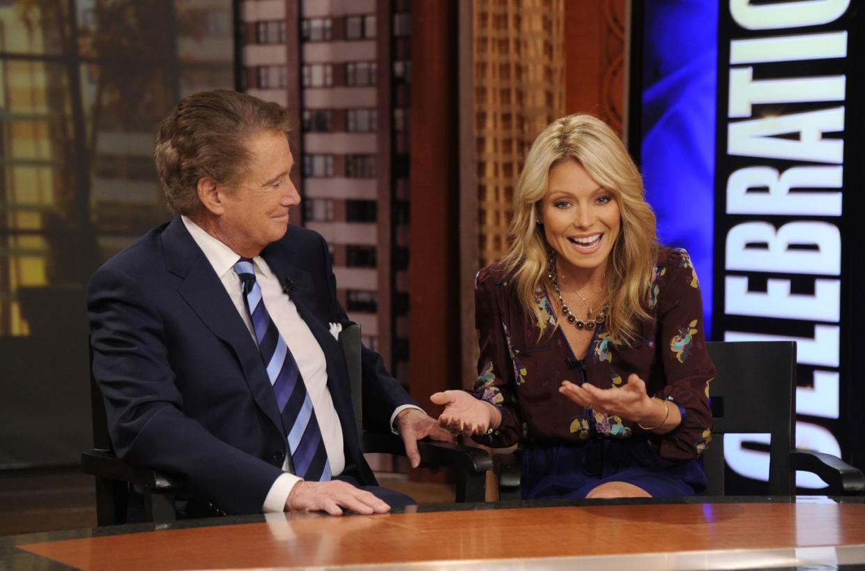 former 'live' co host regis philbin with kelly ripa