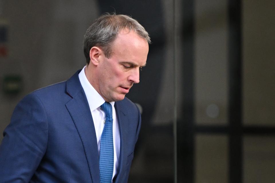 Dominic Raab told MP’s to back the bill (AFP via Getty Images)