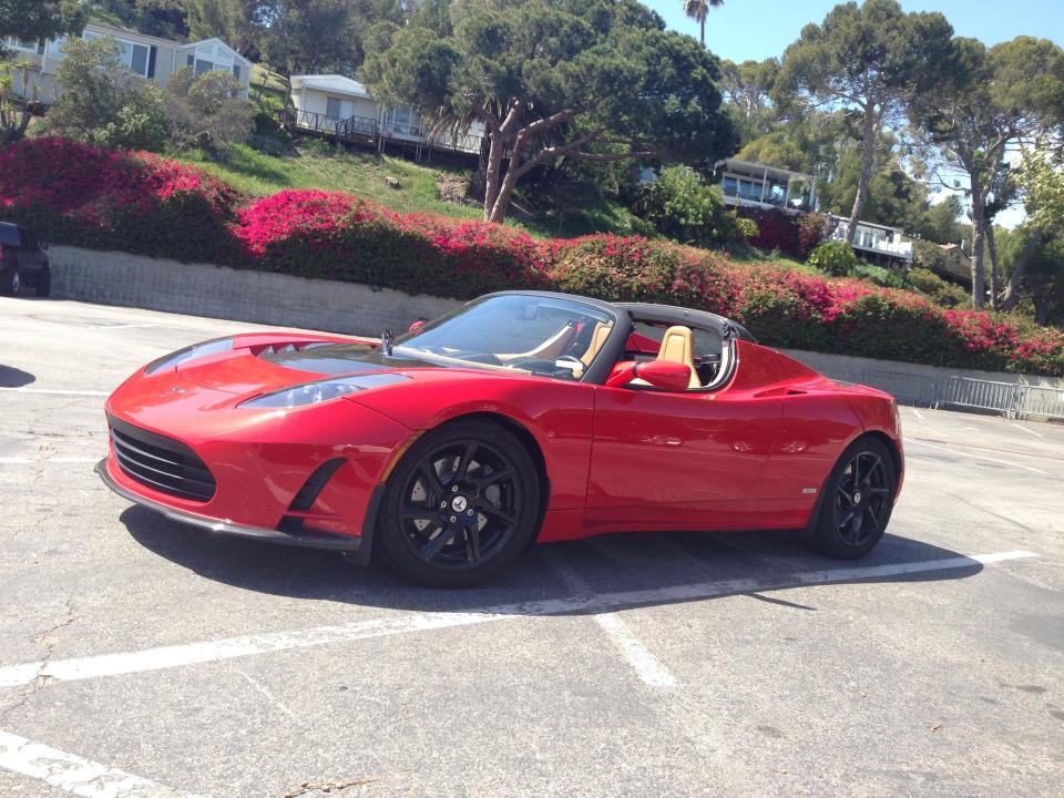 Tesla Roadster Drive 2016