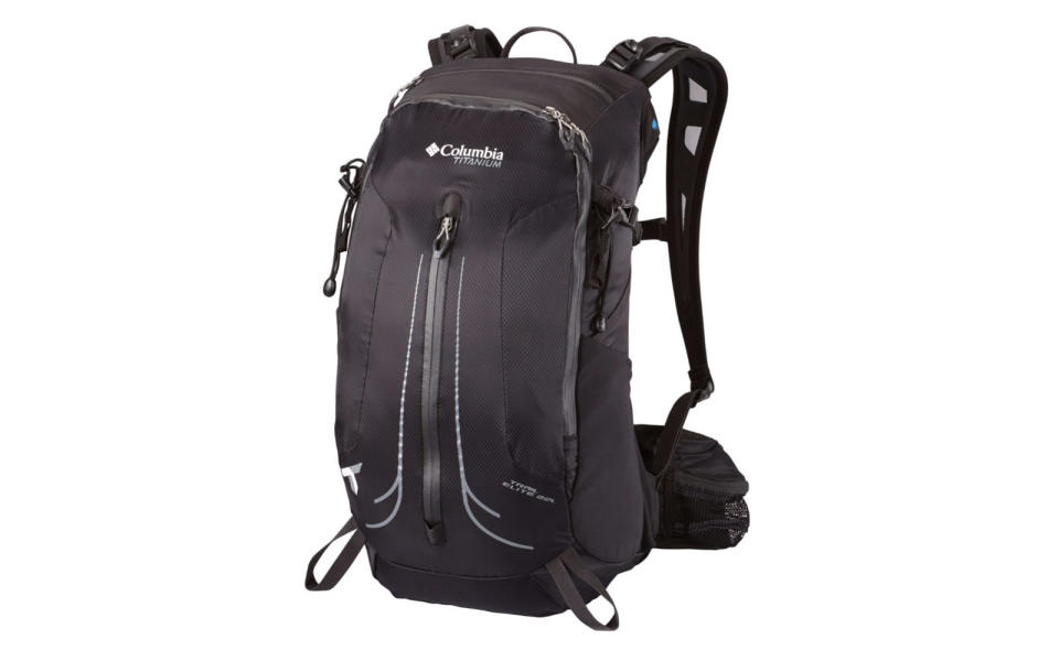 <p>For your next outdoor escapade, take <a rel="nofollow noopener" href="http://www.anrdoezrs.net/links/7876402/type/dlg/sid/TL_WomensBackpacks_KFApr17/http://www.columbia.com/trail-elite-22l-backpack-1655421.html" target="_blank" data-ylk="slk:this Columbia backpack;elm:context_link;itc:0;sec:content-canvas" class="link ">this Columbia backpack</a>, which has reflective detailing and even a built-in rescue whistle.</p>