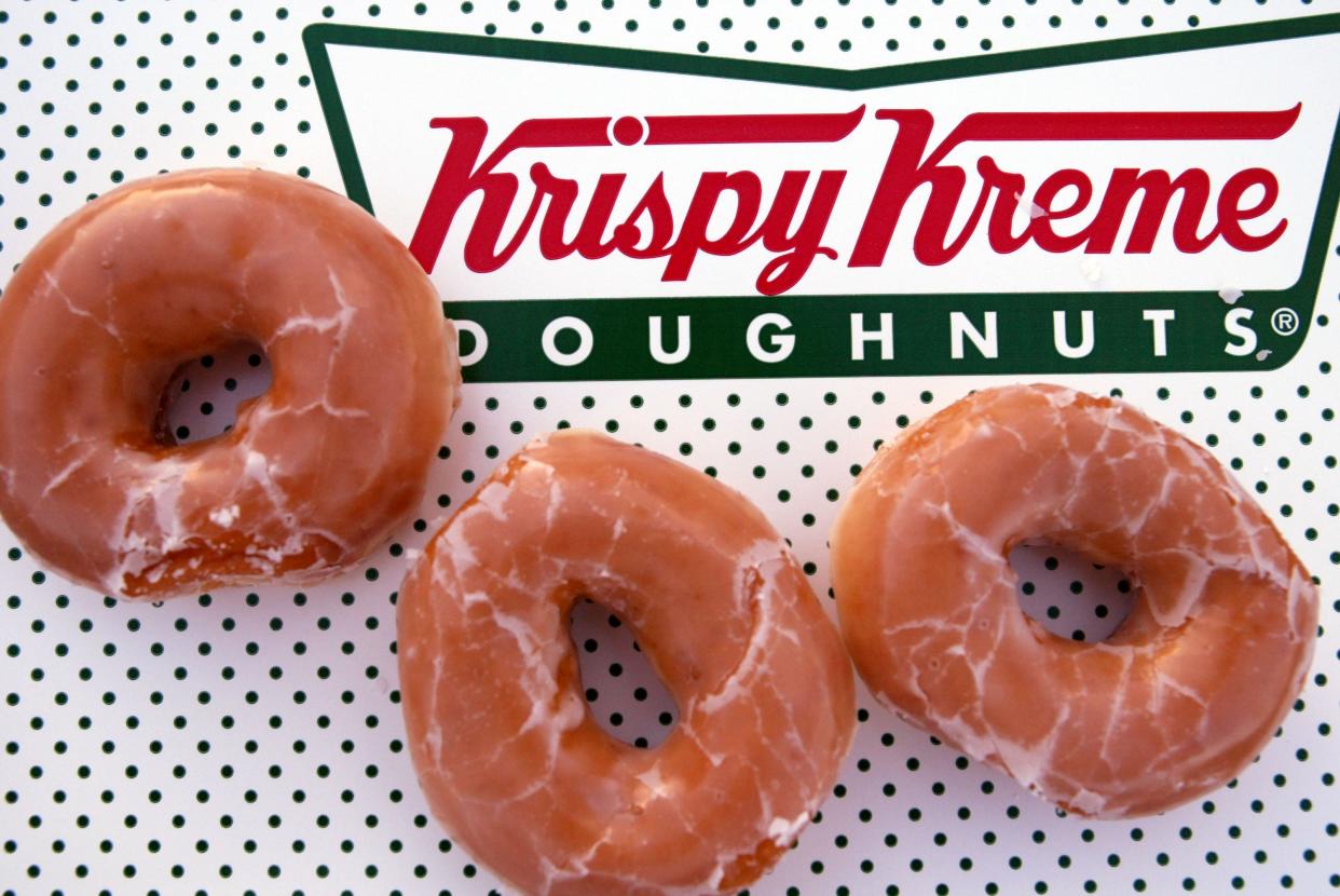 Glazed Krispy Kreme doughnuts (Getty Images)