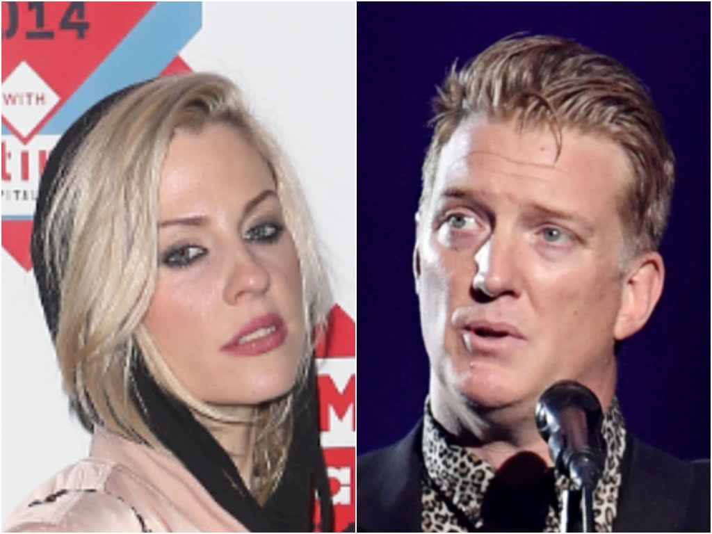 Brody Dalle and Josh Homme (Getty)