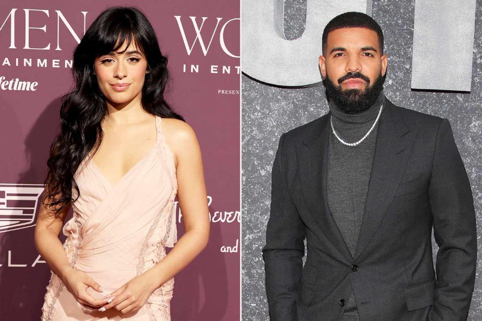 <p>Amy Sussman/Getty; Mike Marsland/WireImage</p> Camila Cabello; Drake