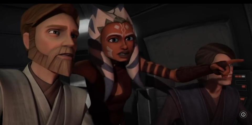 Star Wars the Clone Wars scene