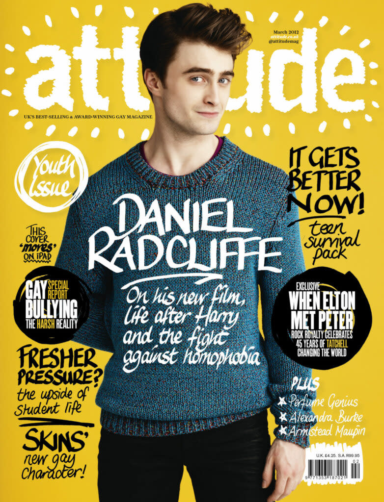 Daniel Radcliffe is an outspoken trans ally (Image: Attitude)