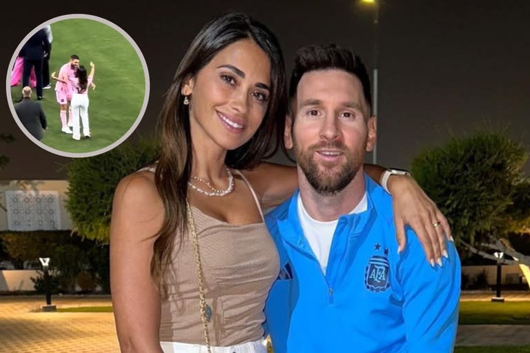 El incómodo momento de Antonela Roccuzzo y un futbolista de Inter Miami que se volvió viral