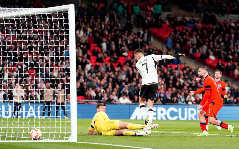 Pope looked mortified after his error gave Germany their late equaliser   - PA