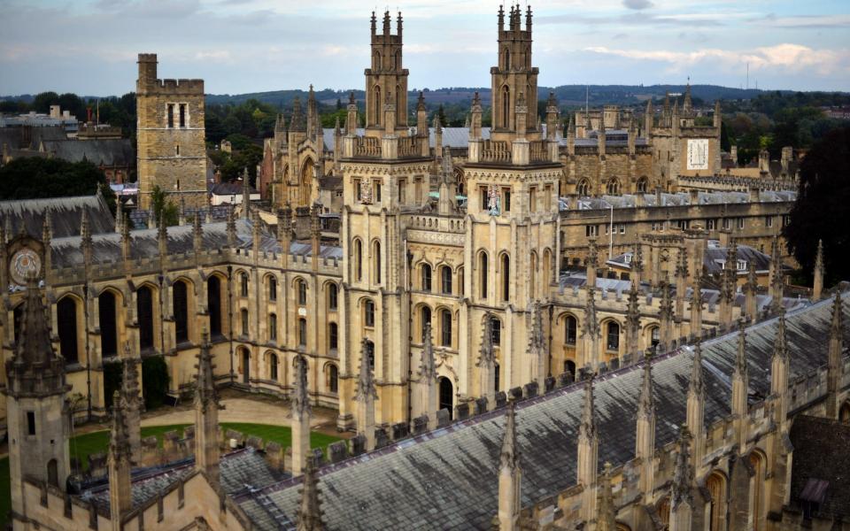 Admission to an Oxford university dining society was once considered an indicator of social prestige - Getty Images Europe