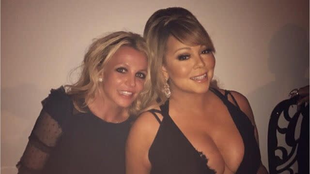 Britney Spears and Mariah Carey