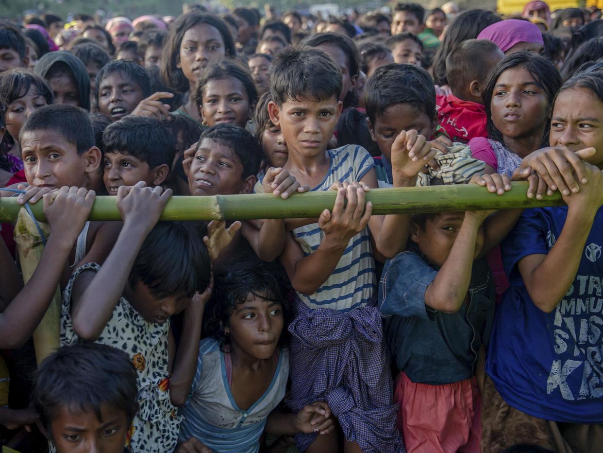 Almost 600,000 Rohingya have fled from Burma into Bangladesh: AP/Dar Yasin