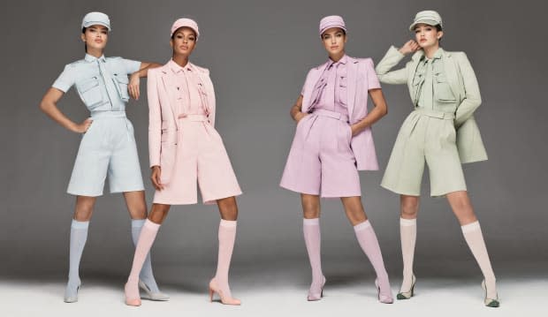 <em>Adriana Lima,</em> Joan Smalls, Irina Shayk and Gigi Hadid for Max Mara Spring 2020