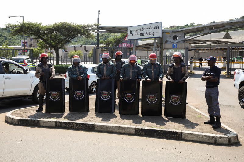 Protest over a range of issues, including President Cyril Ramaphosa's leadership, unemployment and load shedding, in Pietermaritzburg