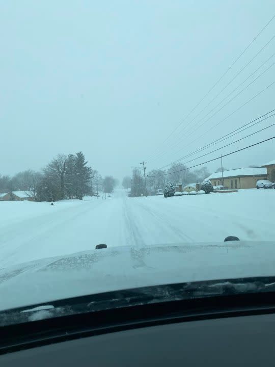 Snow in Smith County (Courtesy: Smith County Sheriff’s Office)