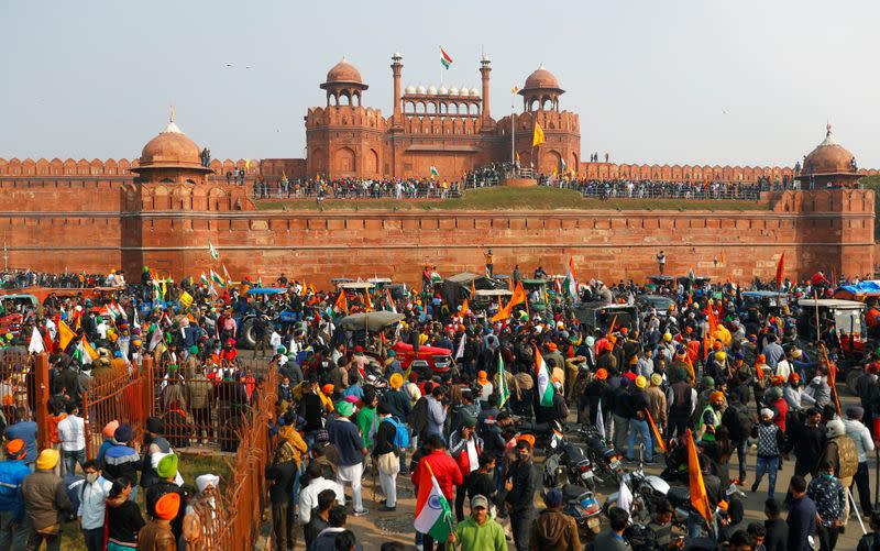 Farmers protest in Delhi