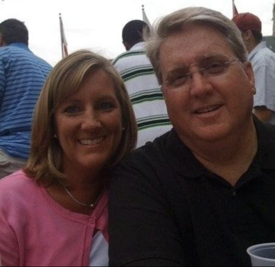 Dianna and Charles Kennedy at the Rathskeller German restaurant in Indianapolis.