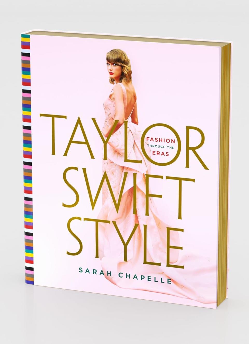 pink book cover with taylor swift